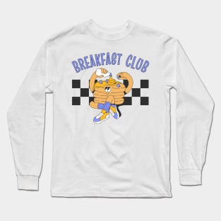 Vintage Breakfast Club | Boho Pancakes Lover Long Sleeve T-Shirt